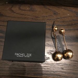 Brand New gold  Rachel Zoe Clip on earrings